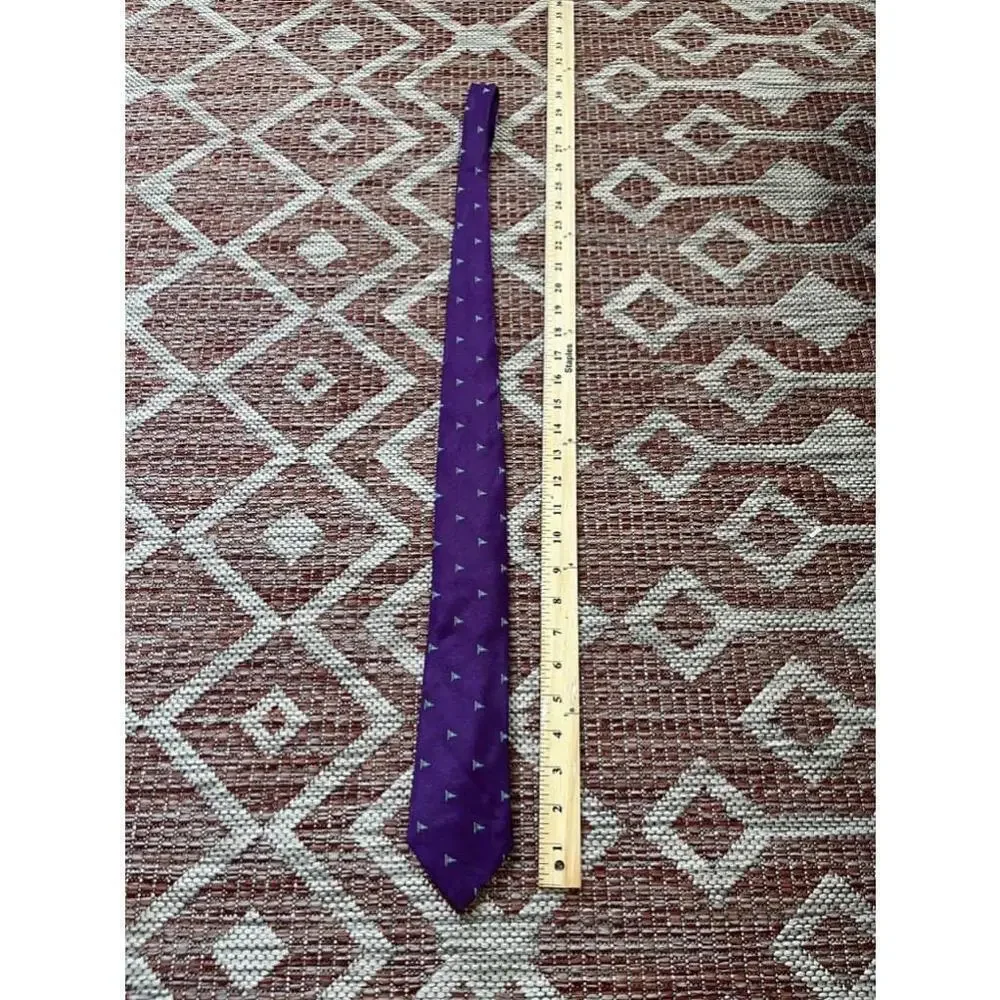 Vintage Brooks Brothers Flag Deep Purple 100 Percent Silk Tie